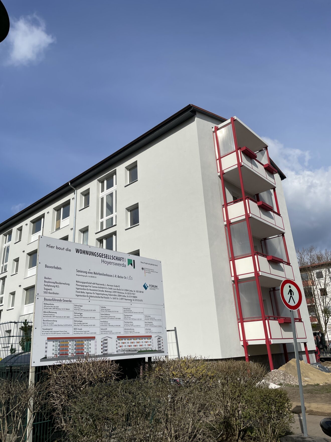 Barrierefreies Wohnen in der Mitte der Neustadt der Stadt Hoyerswerda