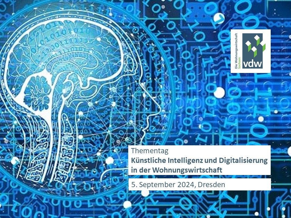 Save-the-Date: Thementag Künstliche Intelligenz und Digitalisierung in der Wohnungswirtschaft