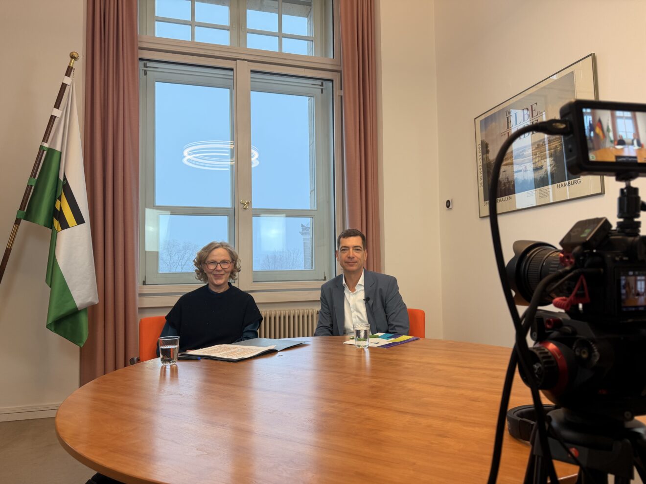 Gespräch mit Staatsministerin Kraushaar