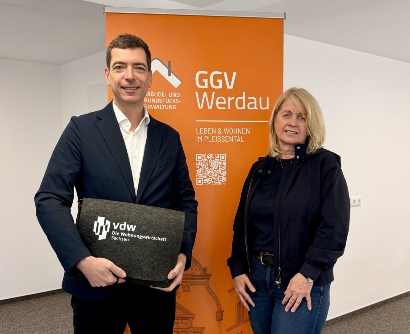 Gedankenaustausch in Werdau
